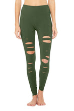 Load image into Gallery viewer, High-Waist Ripped Warrior Legging
